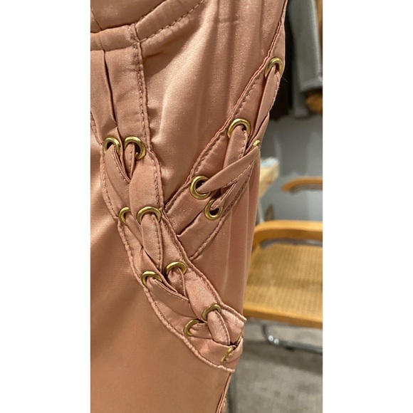 Fashion Nova Laced in Satin Midi Dress in Mauve - Picture 4 of 6